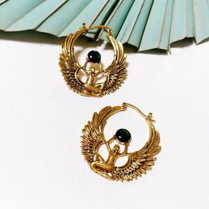 Boho hoop earrings S39